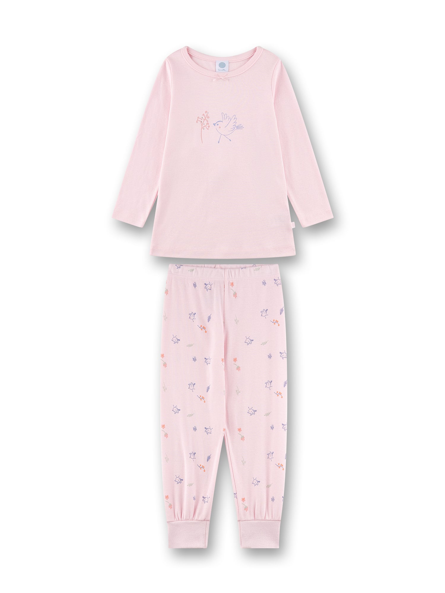 Sanetta "Schlafanzug lang" allover Druck - Rosa