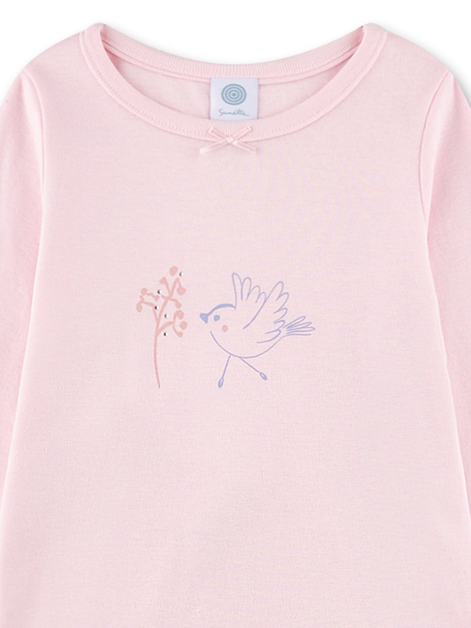 Sanetta "Schlafanzug lang" allover Druck - Rosa