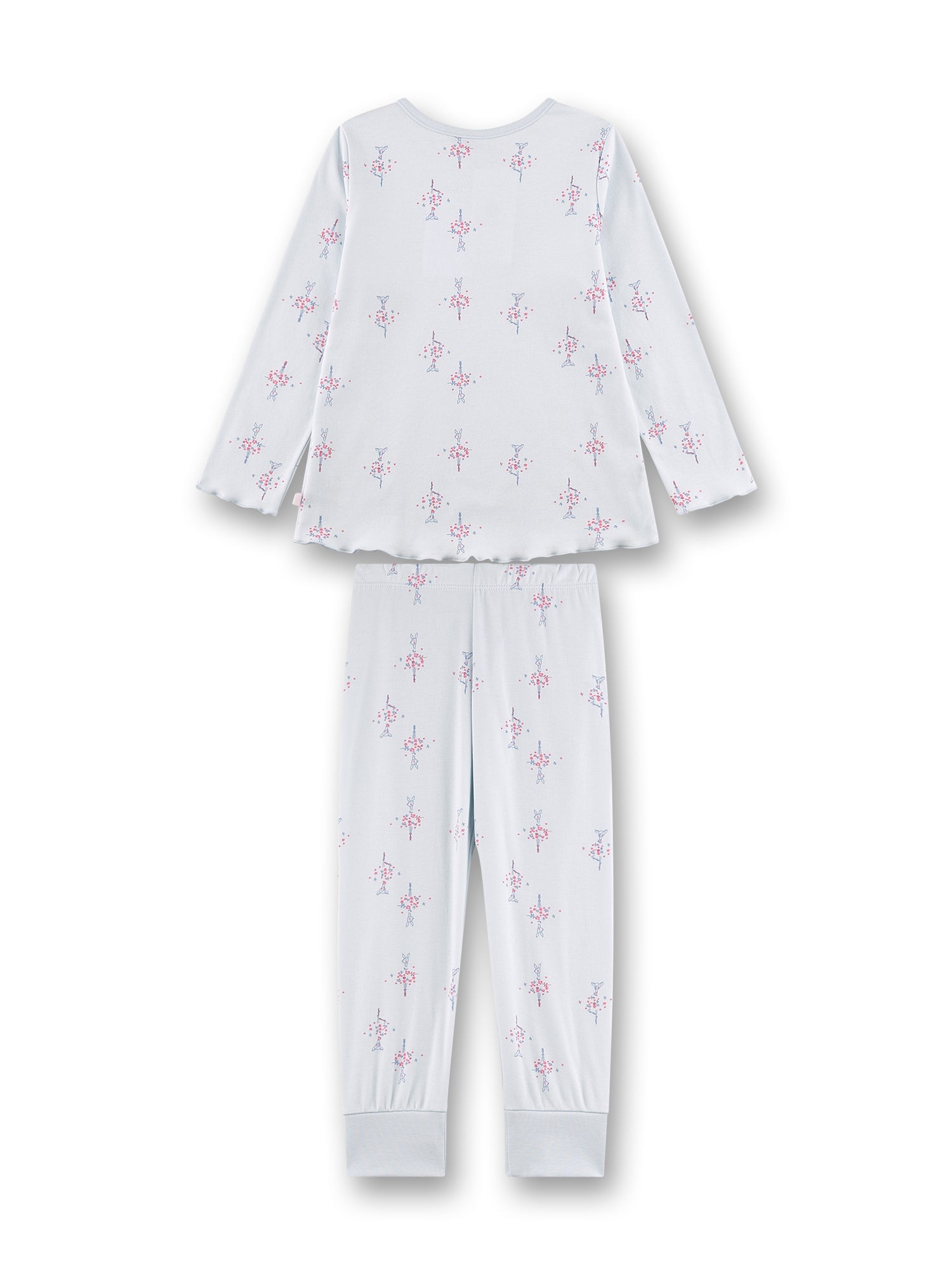 Sanetta "Schlafanzug lang" allover Druck - Ballad Blue