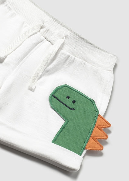 Mayoral "Cargo-Hose" - Weiß mit Dino