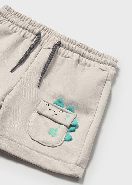 Mayoral "Bermuda Shorts" mit Dino Druck - Grau
