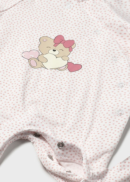 Mayoral Strampler mit Bärchen, Rosa
