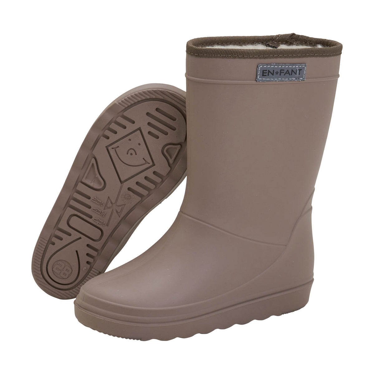 En Fant Gummistiefel, gefüttert