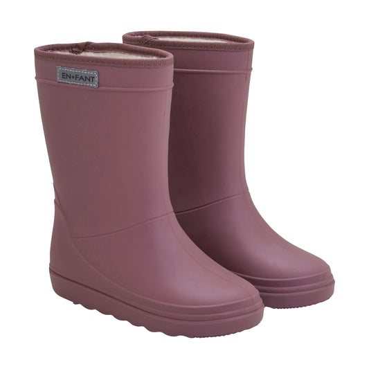 En Fant "Gummistiefel" gefüttert - Rose Taupe