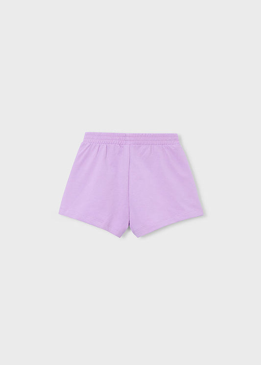Mayoral Shorts mit Ziernaht - Lila