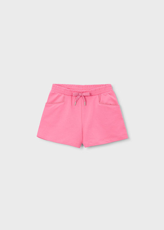 Mayoral Shorts mit Ziernaht - Geranie