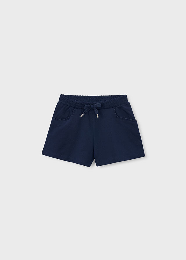 Mayoral Shorts mit Ziernaht - Marineblau