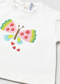 Bild in Galerie-Betrachter laden, Mayoral T-shirt mit Schmetterling - Weiss
