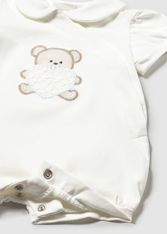 Mayoral Overall/Einteiler im Doppelpack mit Bärchen - Roh