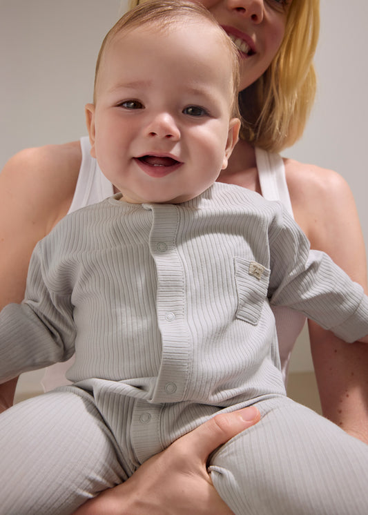 Mayoral Strampler ohne Füsse - Silber