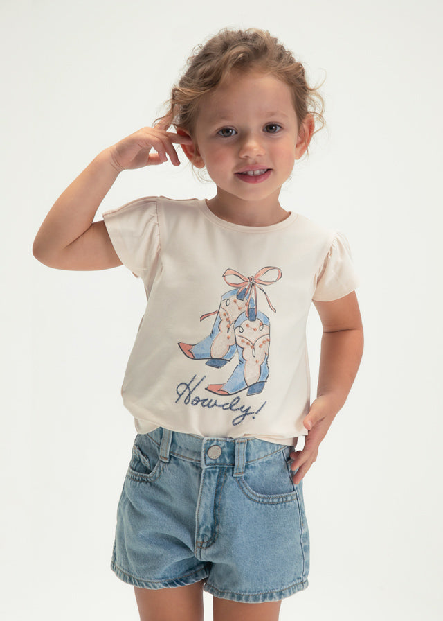 Mayoral Shirt mit Druck - Lachs