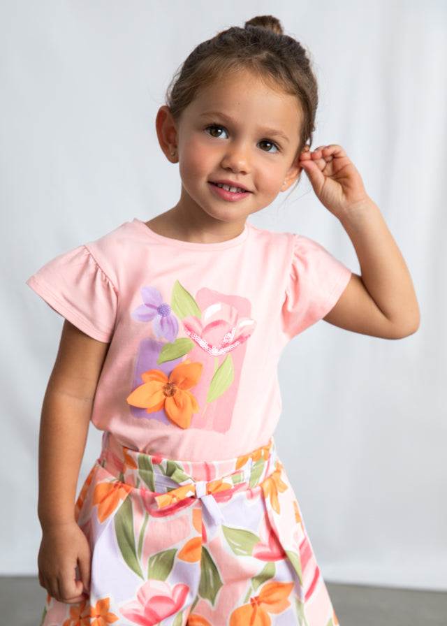 Mayoral Shirt mit Druck - Blossom