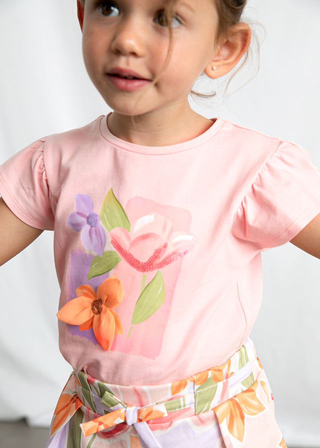 Mayoral Shirt mit Druck - Blossom