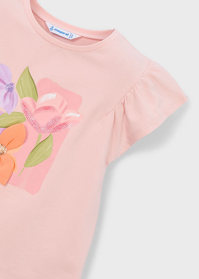 Mayoral Shirt mit Druck - Blossom