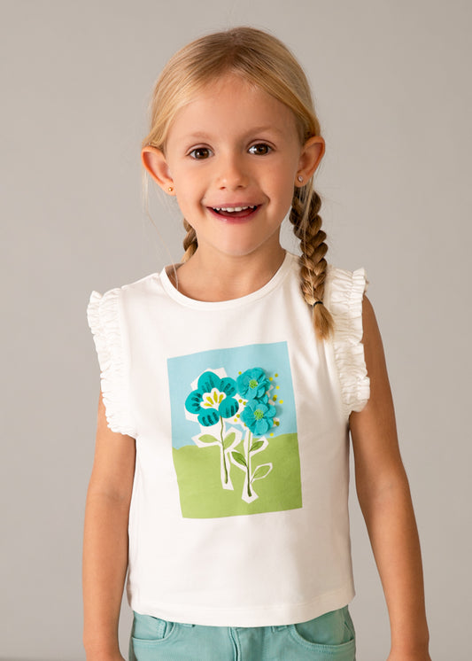 Mayoral Shirt mit Druck - Roh