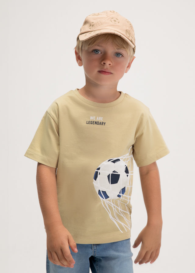 Mayoral T-Shirt mit Druck - Walnuss