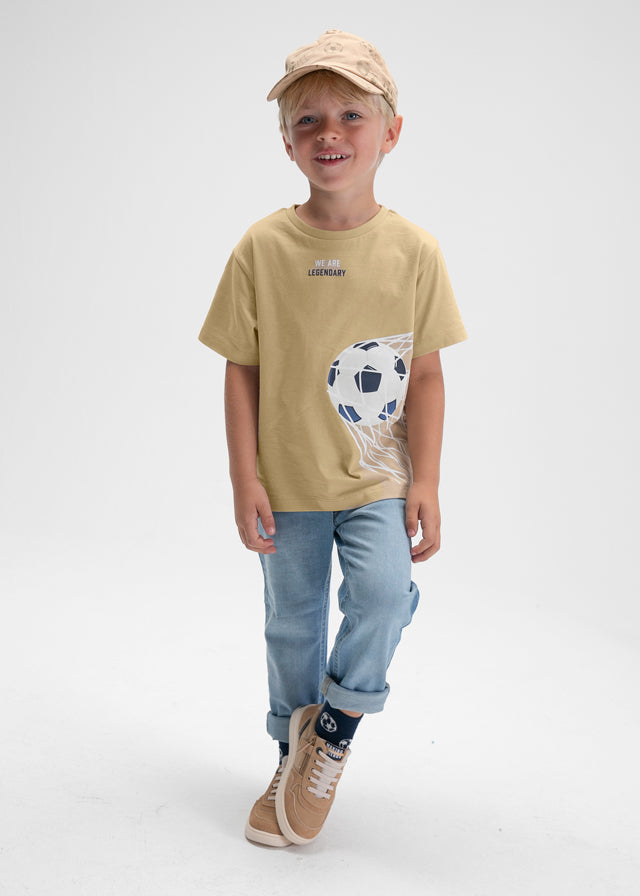 Mayoral T-Shirt mit Druck - Walnuss