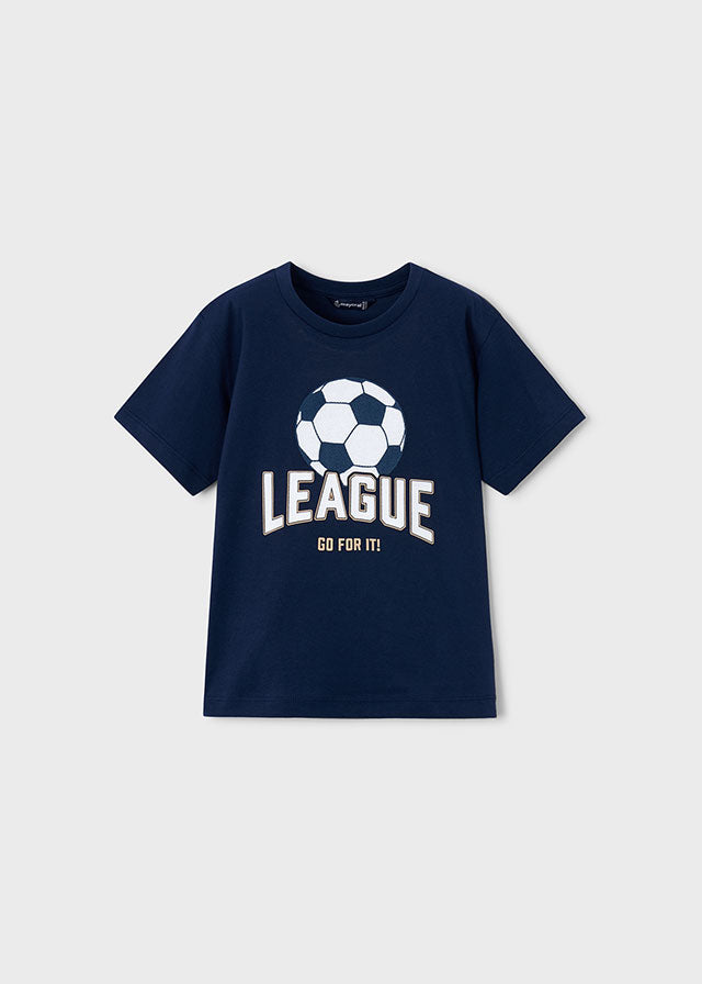 Mayoral T-Shirt mit Druck - Marineblau