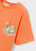 Bild in Galerie-Betrachter laden, Mayoral T-Shirt mit Rückendruck - Orange
