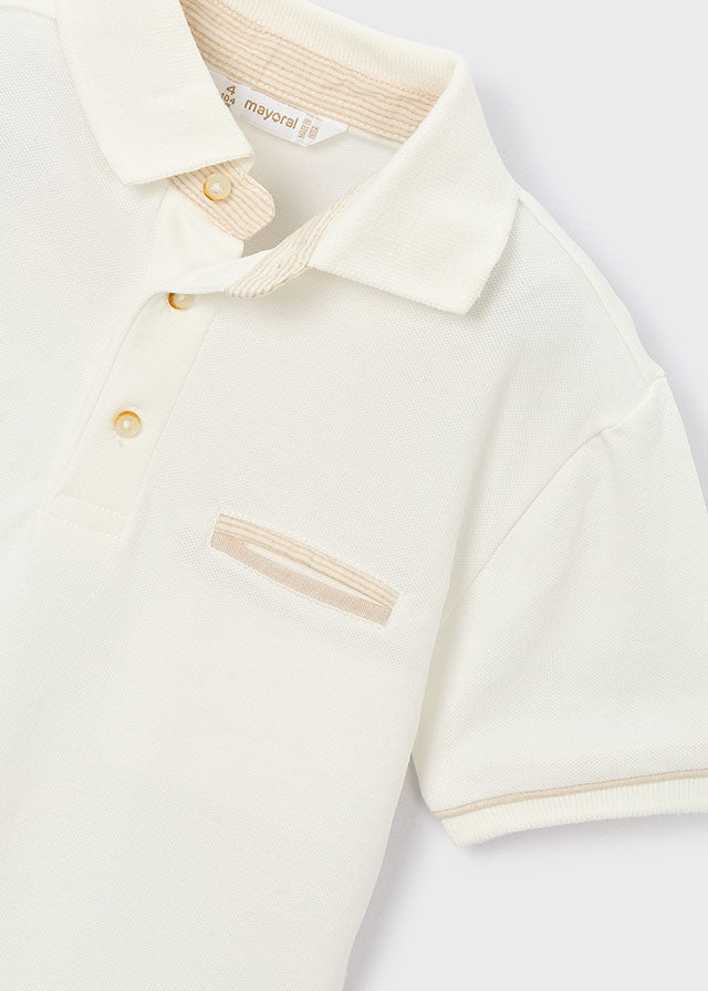 Mayoral Poloshirt - Sahne