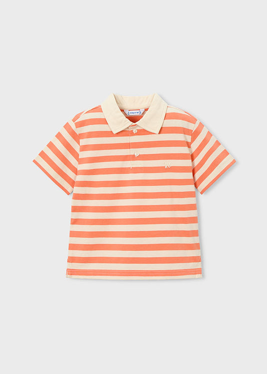 Mayoral Poloshirt, gestreift - Orange