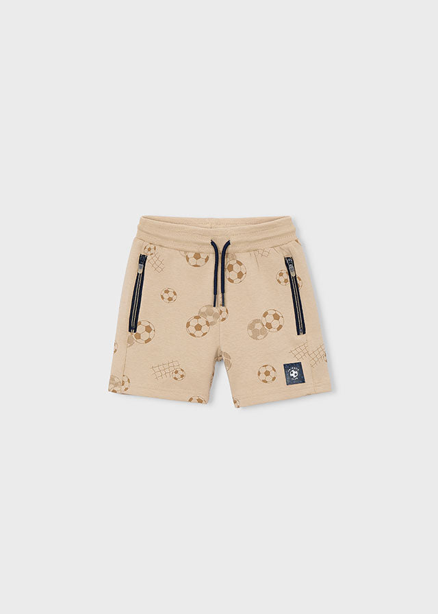 Mayoral Bermuda Shorts mit einem Allover Druck - Walnuss