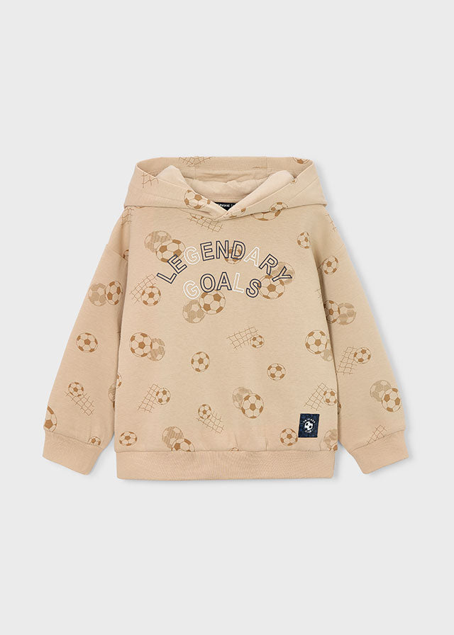 Mayoral Sweatshirt mit Kapuze - Walnuss