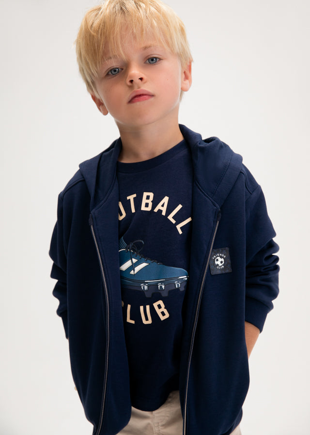 Mayoral Sweatjacke mit Kapuze - Marineblau