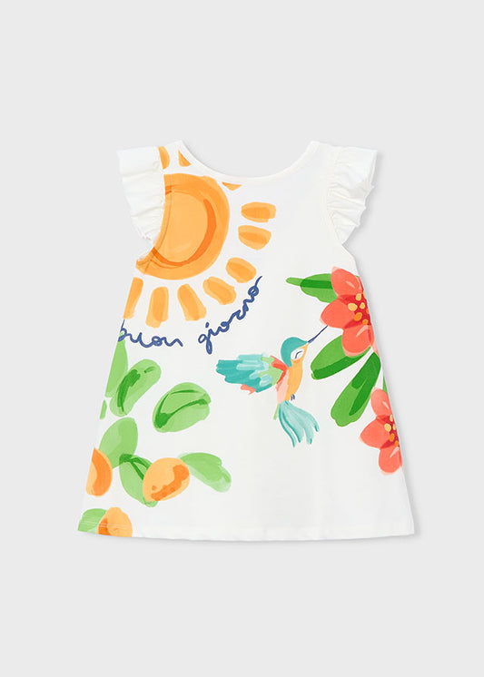 Mayoral Kleid mit Muster - Roh