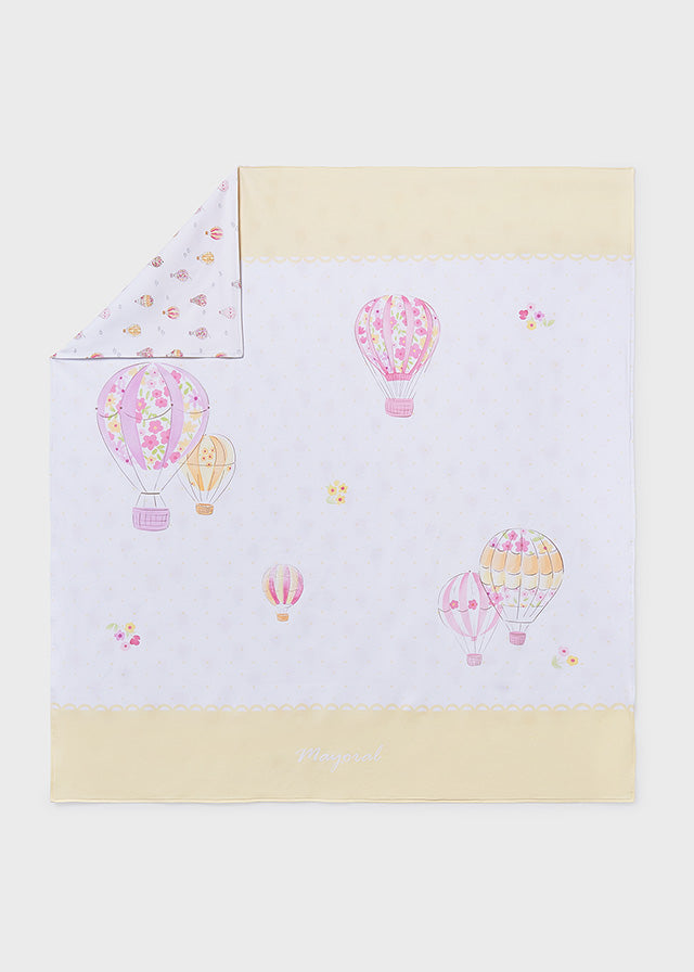 Mayoral Babydecke, bedruckt mit Heißluftballons - Sunny