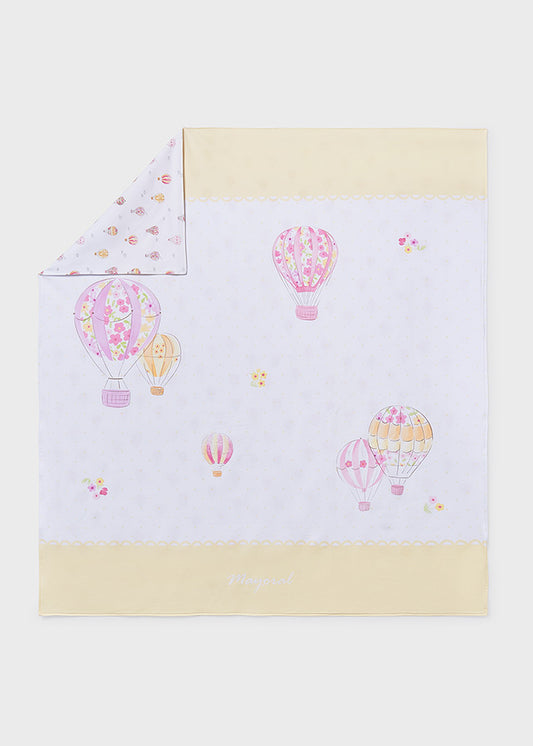 Mayoral Babydecke, bedruckt mit Heißluftballons - Sunny