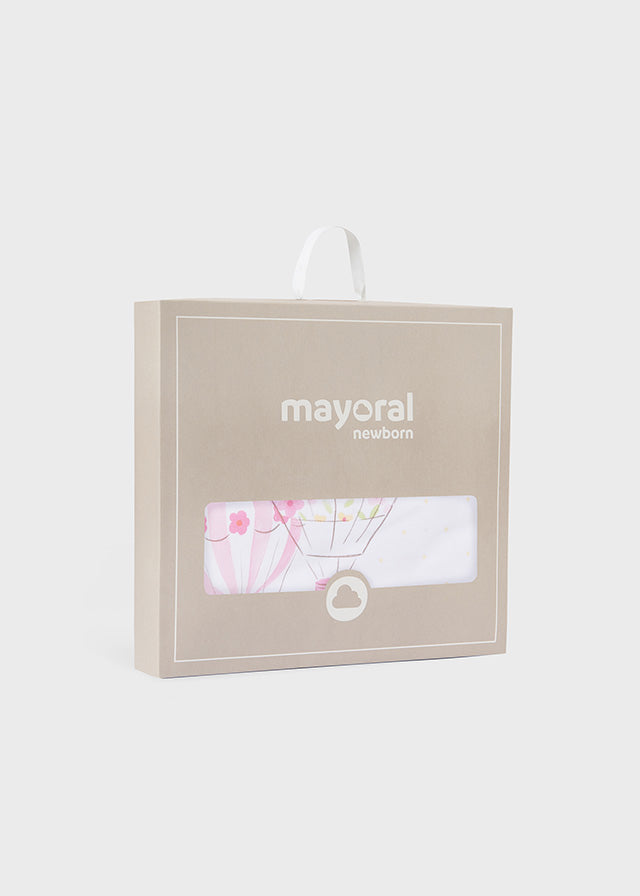 Mayoral Babydecke, bedruckt mit Heißluftballons - Sunny