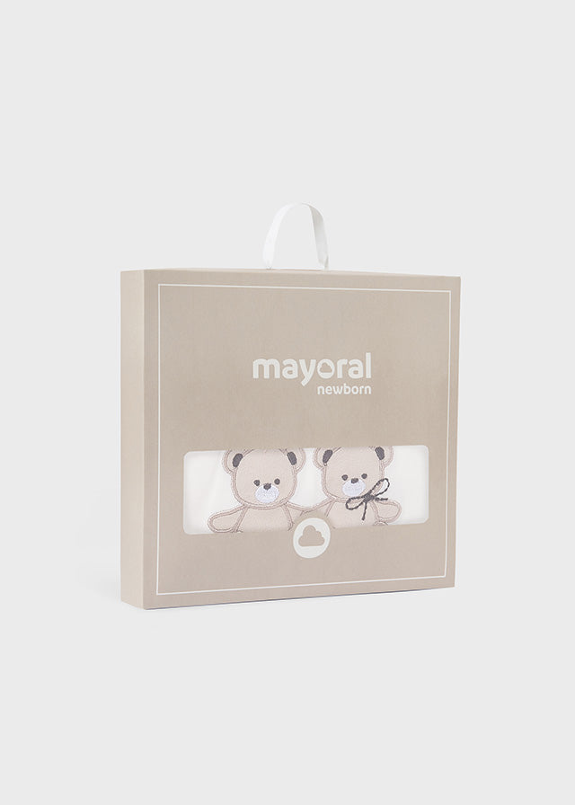 Mayoral Babydecke mit Bärchen - Roh