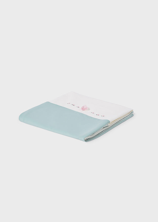Mayoral Babydecke mit Stickerei - Aqua