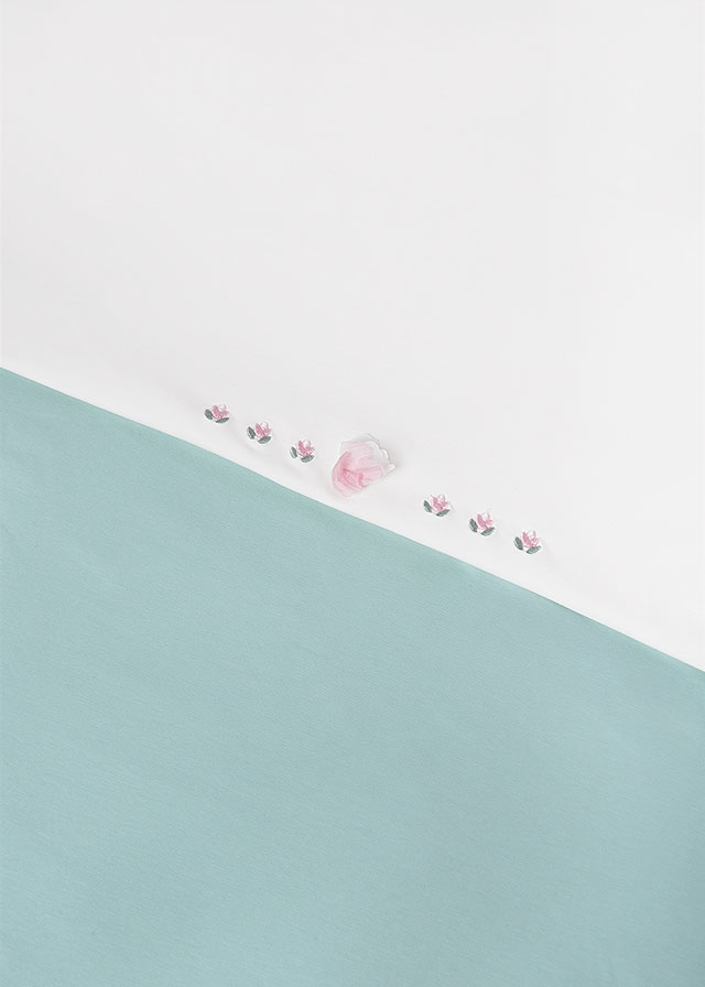 Mayoral Babydecke mit Stickerei - Aqua