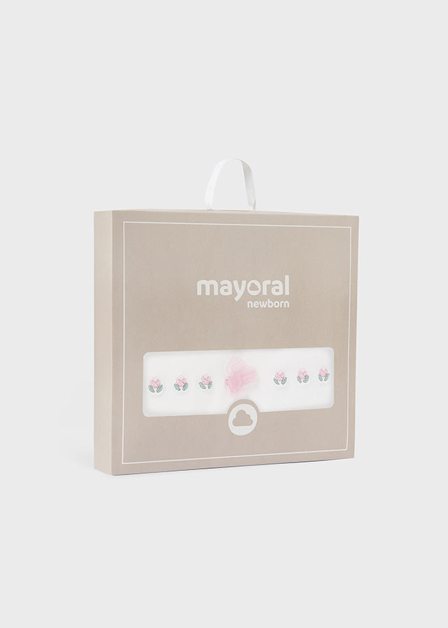 Mayoral Babydecke mit Stickerei - Aqua