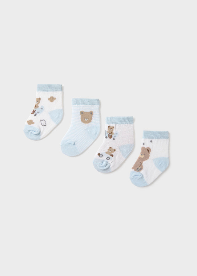 Mayoral Socken 4er Pack - Himmelblau