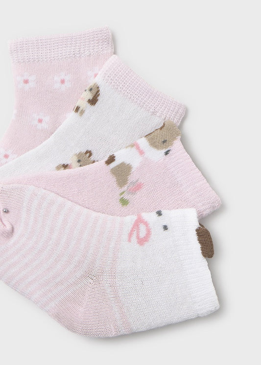 Mayoral Socken 4er Pack - Babyrosa