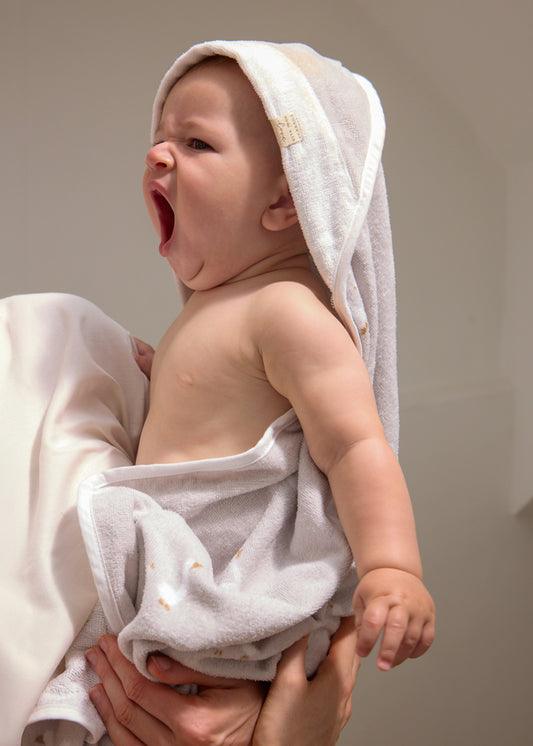 Mayoral Badehandtuch mit Kapuze - Silber