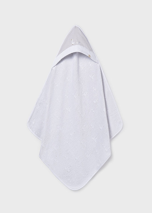 Mayoral Badehandtuch mit Kapuze - Silber