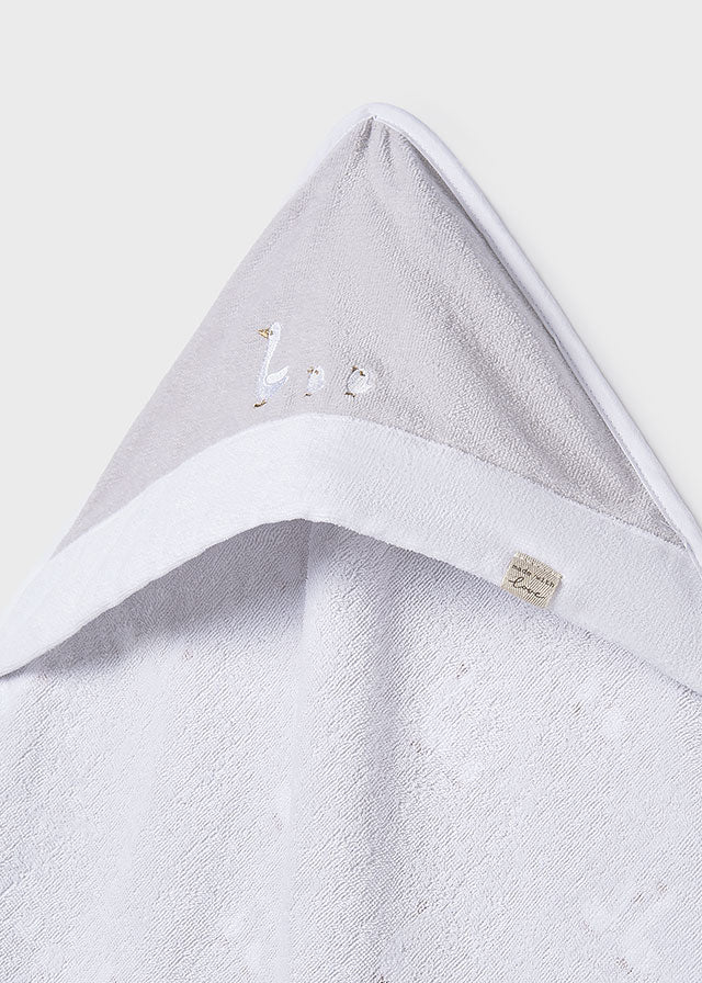 Mayoral Badehandtuch mit Kapuze - Silber