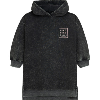 Danamade "Longsweatshirt mit Kapuze" - Anthrazit