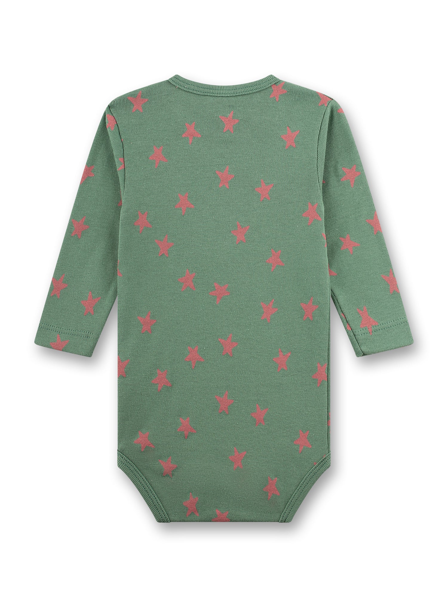 Sanetta "Body langarm" mit Sternen - Dark Ivy