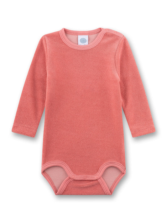 Sanetta "Body langarm" Frottee - Mauve Glow