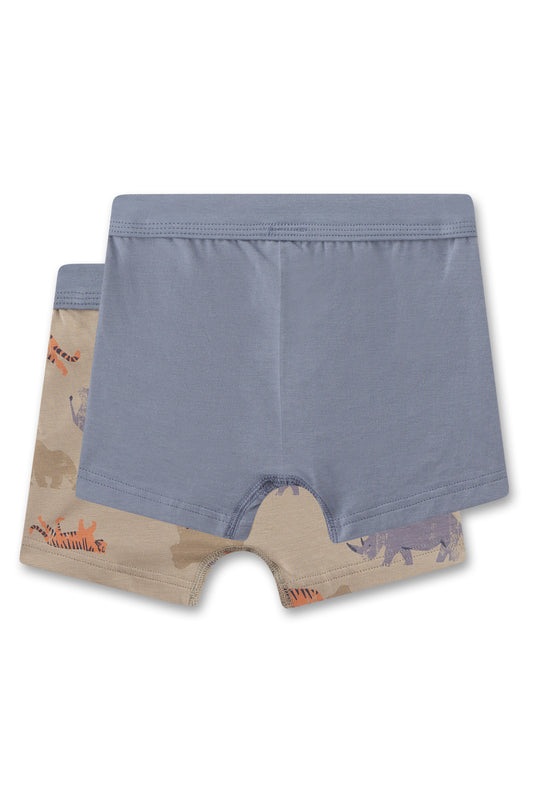 Sanetta Unterhosen-Shorts Doppelpack "gemustert"
