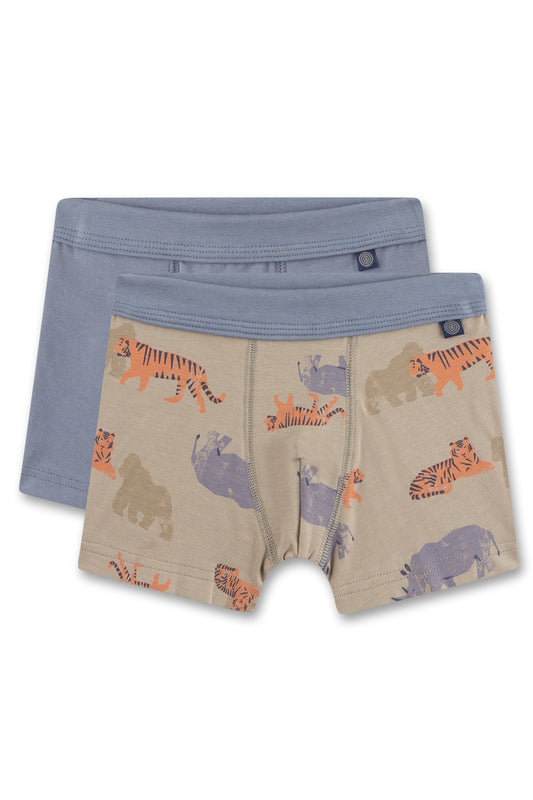 Sanetta Unterhosen-Shorts Doppelpack "gemustert"