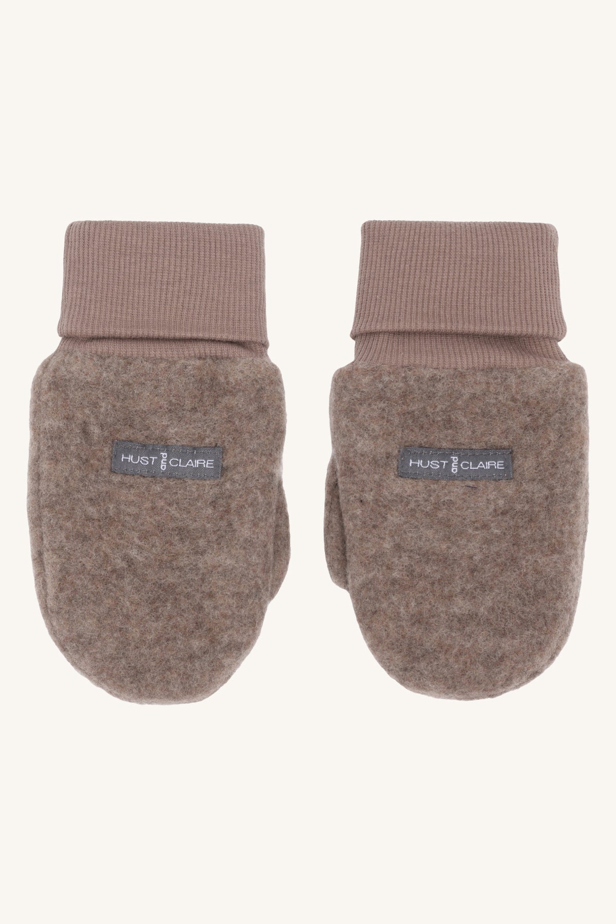 Hust & Claire "Woll-Handschuhe Felix" mit Däumchen - Deer Melange