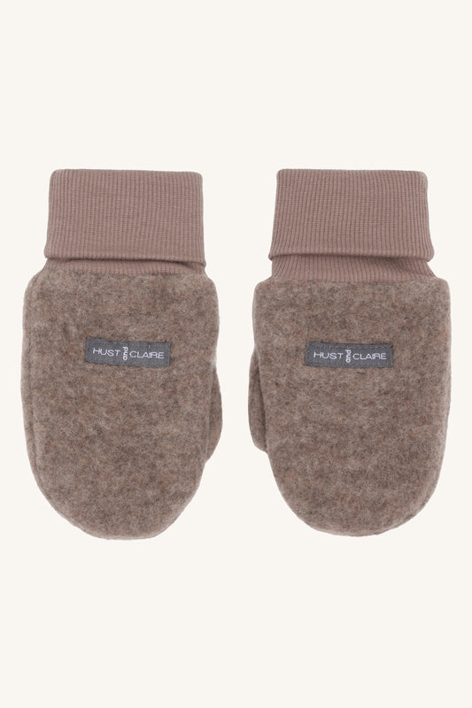 Hust & Claire "Woll-Handschuhe Felix" mit Däumchen - Deer Melange