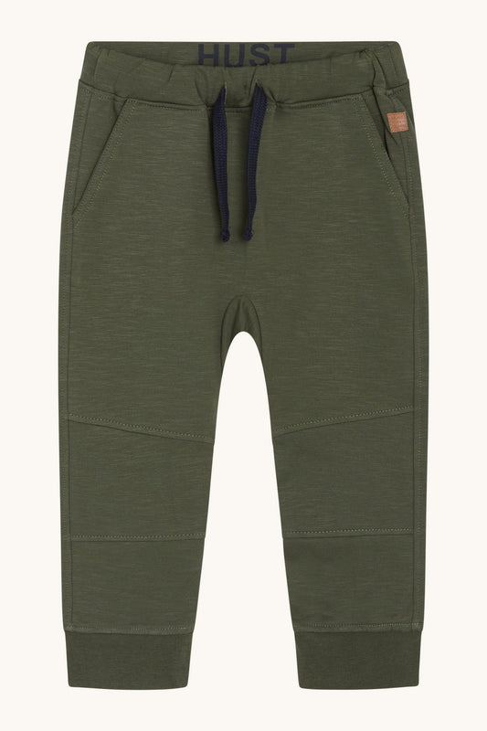Hust & Claire "Jogginghose Georg Solid Brushed" - Deep Ivy