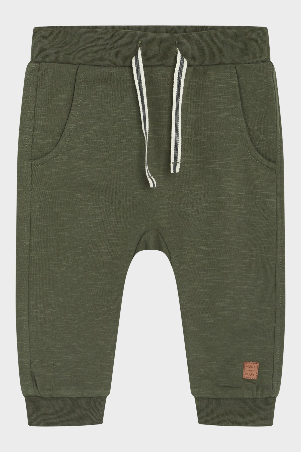 Hust & Claire "Jogginghose Georgey Solid Brushed" - Deep Ivy